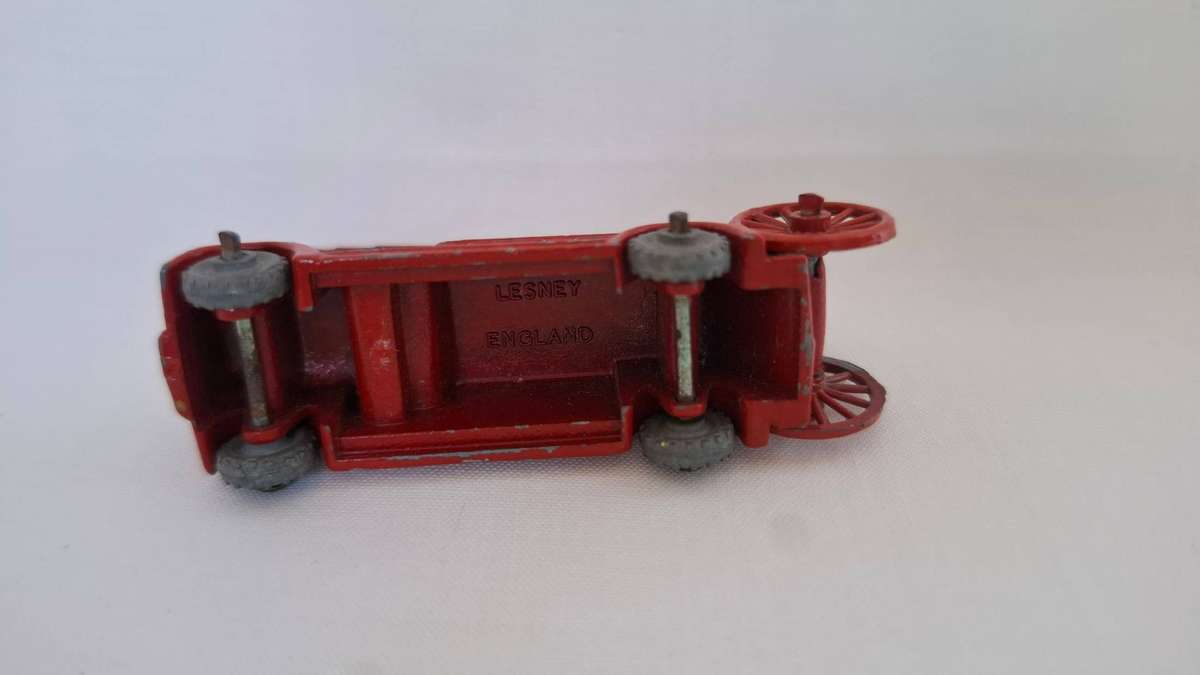 Vintage Lesney Diecast No. 9 Dennis Fire Escape Engine - Good Condition