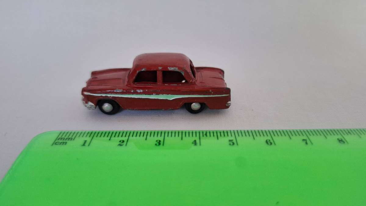 Vintage AHI Brand Toys Japan Diecast 1950's Sedan - Well played condition