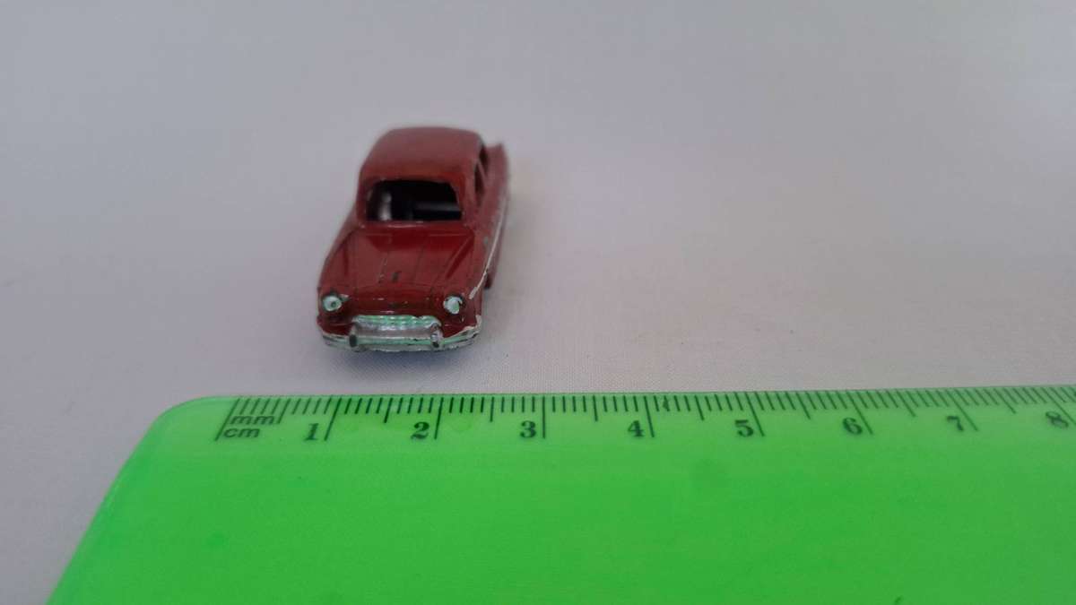 Vintage AHI Brand Toys Japan Diecast 1950's Sedan - Well played condition