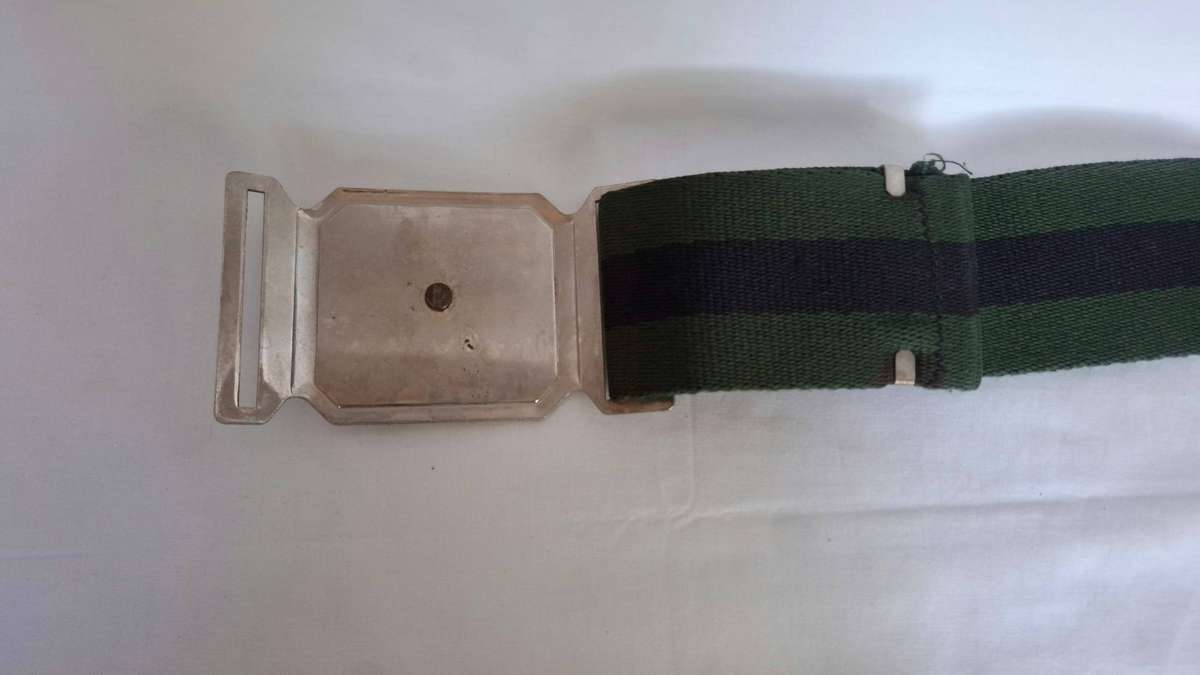 SADF 1 S.A. Infantry Stable Belt and Buckle - Excellent Condition