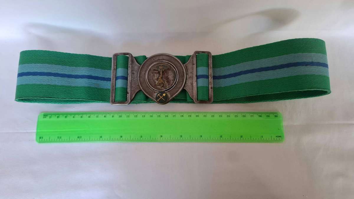 SADF S.A. Corps of Signals North West Command Signal Unit Stable Belt and Buckle - Good Condition