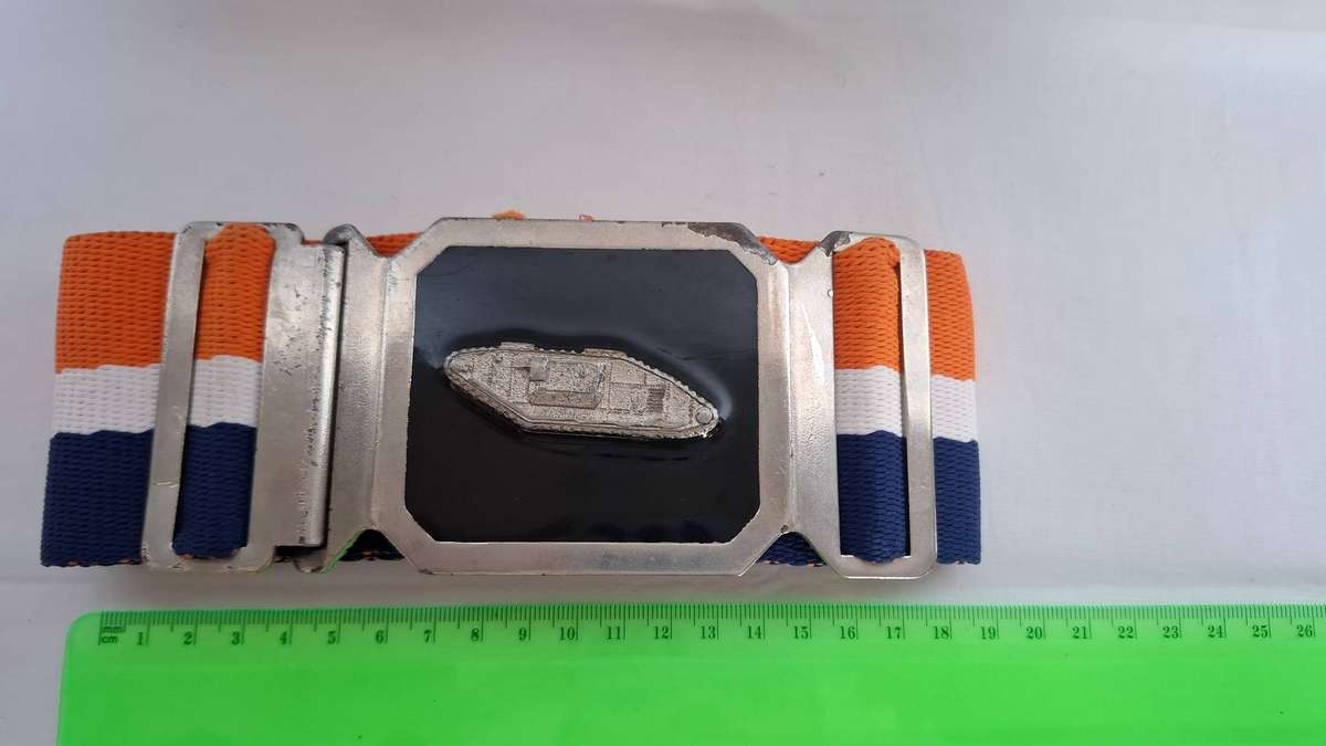 SADF School of Armour Stable Belt and Buckle - Excellent Condition