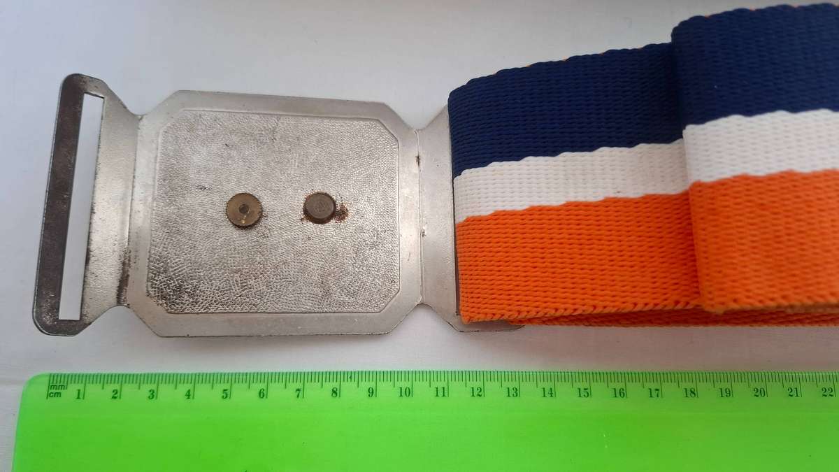 SADF School of Armour Stable Belt and Buckle - Excellent Condition