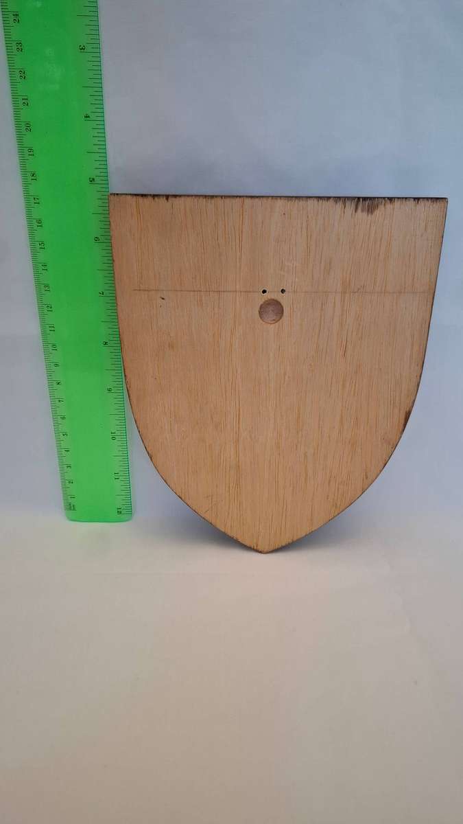 SADF Rhodesian Armoured Car Regiment Large Metal Plaque on Wood - In Good Condition