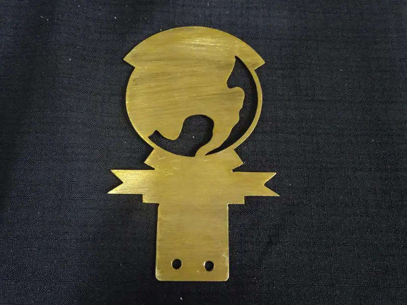 Crankhandle Club Cape Town South Africa 1903 - 2003 Car Badge (H - 15cm / B - 9cm)