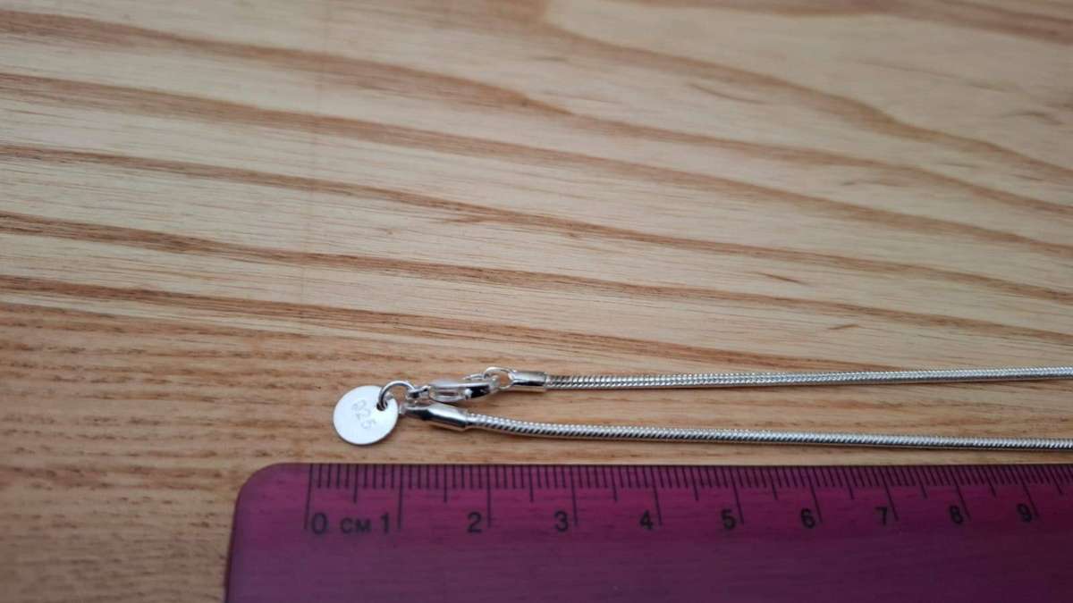 Stunning Vintage 925 Sterling Silver Snake Chain Necklace - Excellent Condition 7.2 Grams
