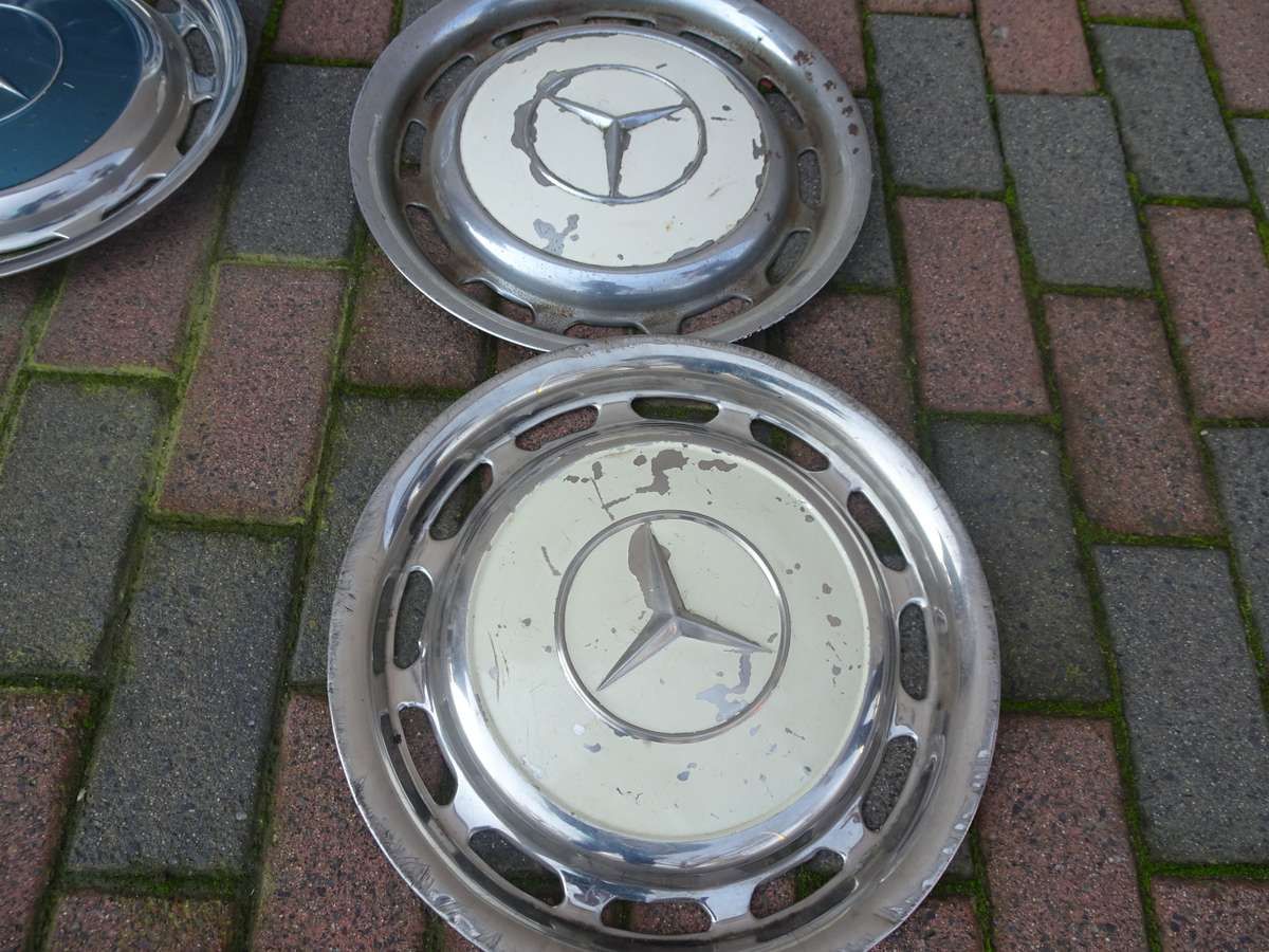 Collection Of Ten Mercedes Benz Wheel Trimmings - In Secondhand Condition (View Images)