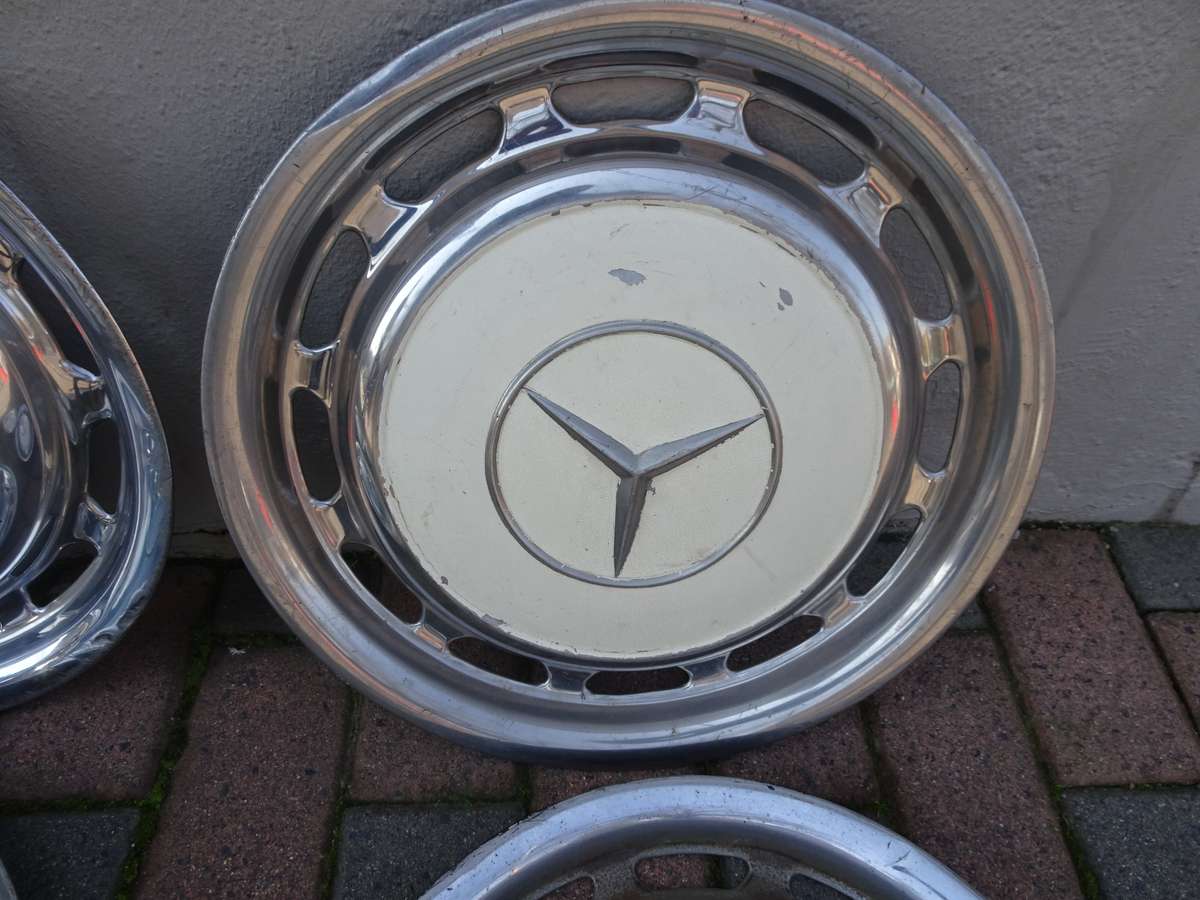 Collection Of Ten Mercedes Benz Wheel Trimmings - In Secondhand Condition (View Images)