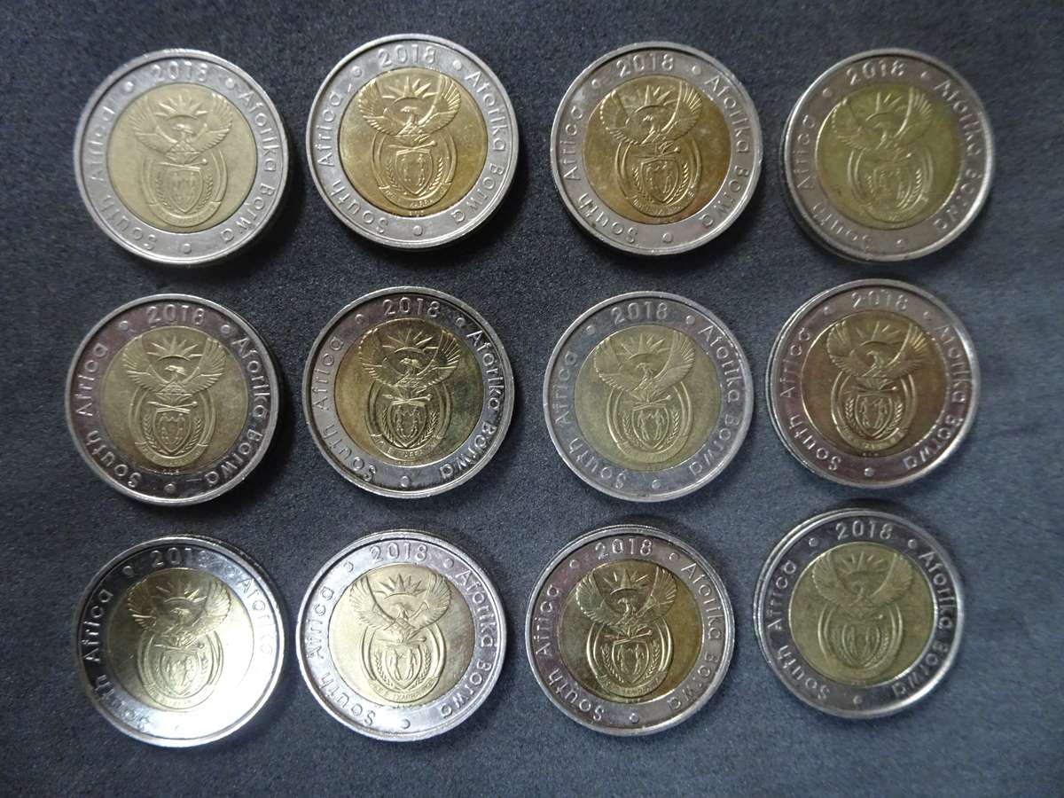 16x Republic Of South Africa 2018 - 100 Years Centenary Of Mandela R5 Coins(BID PER COIN)