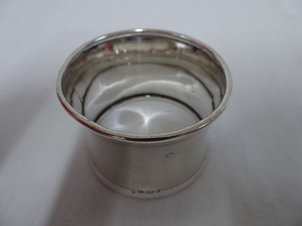 Beautiful Antique Silver 800 Napkin Ring Holder - Clearly Marked 800 - 20.9 Grams