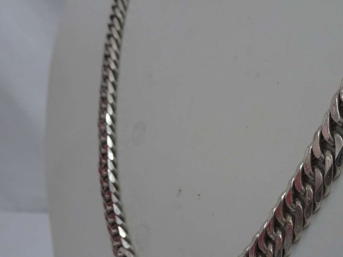 Stunning Chunky 925 Sterling Silver Cuban Mens Link Chain - Clearly Marked 925 - 61.4 Grams