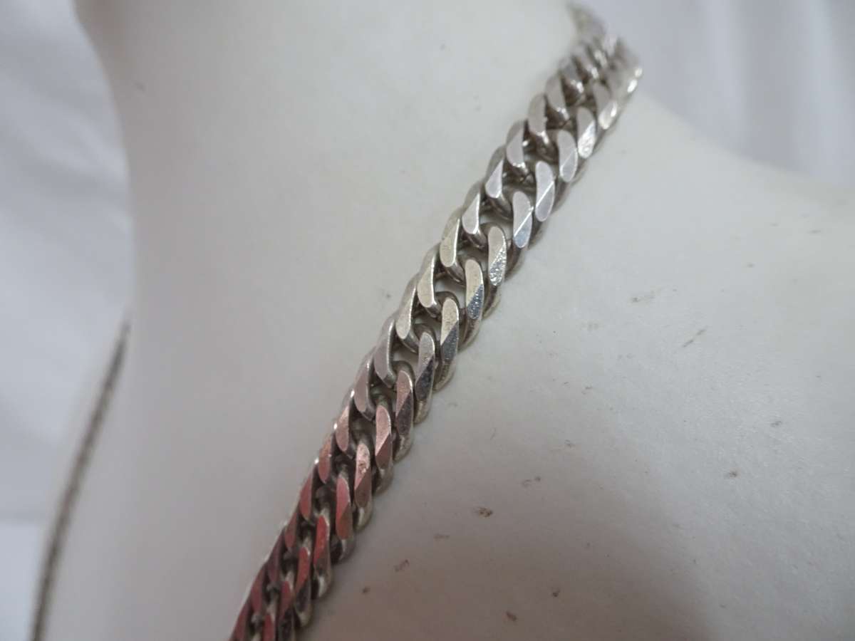 Stunning Chunky 925 Sterling Silver Cuban Mens Link Chain - Clearly Marked 925 - 61.4 Grams