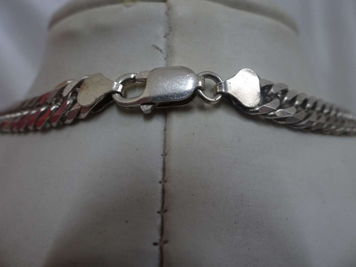 Stunning Chunky 925 Sterling Silver Cuban Mens Link Chain - Clearly Marked 925 - 61.4 Grams