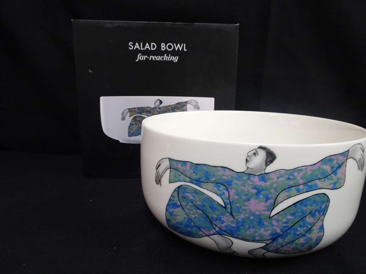 Beautiful Carrol Boyes Salad Bowl (Far-Reaching) -  H: 115mm x D: 230mm - See My Description