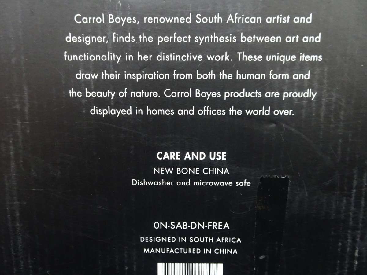 Beautiful Carrol Boyes Salad Bowl (Far-Reaching) -  H: 115mm x D: 230mm - See My Description