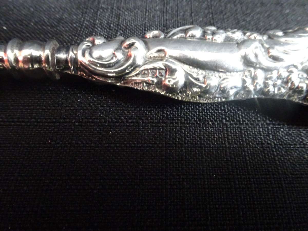 Stunning Antique Hallmarked Silver Handled Shoe Horn - (Total W 54 Gram) - See Description