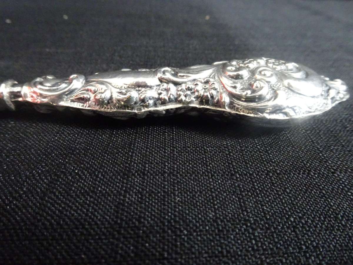 Stunning Antique Hallmarked Silver Handled Shoe Horn - (Total W 54 Gram) - See Description
