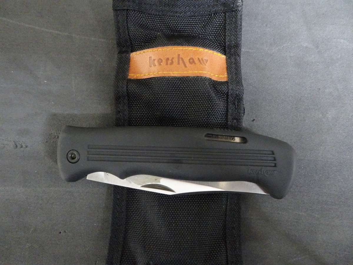 Stunning Kershaw Pocket Folding Knife - In Original Bag And Box Still - In Excellent Condition