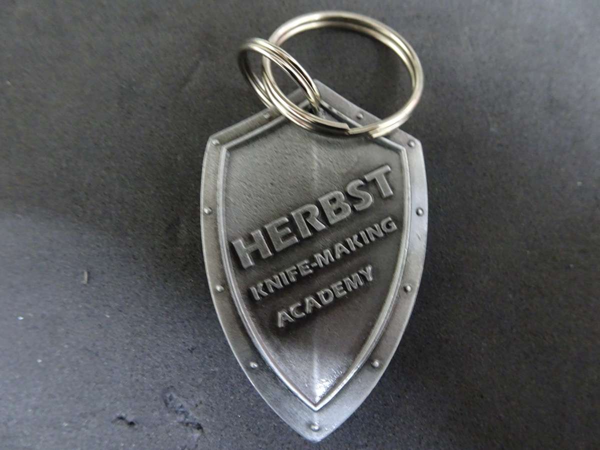 Beautiful Hand Made Knife In Excellent Condition With Leather Holder - See Description