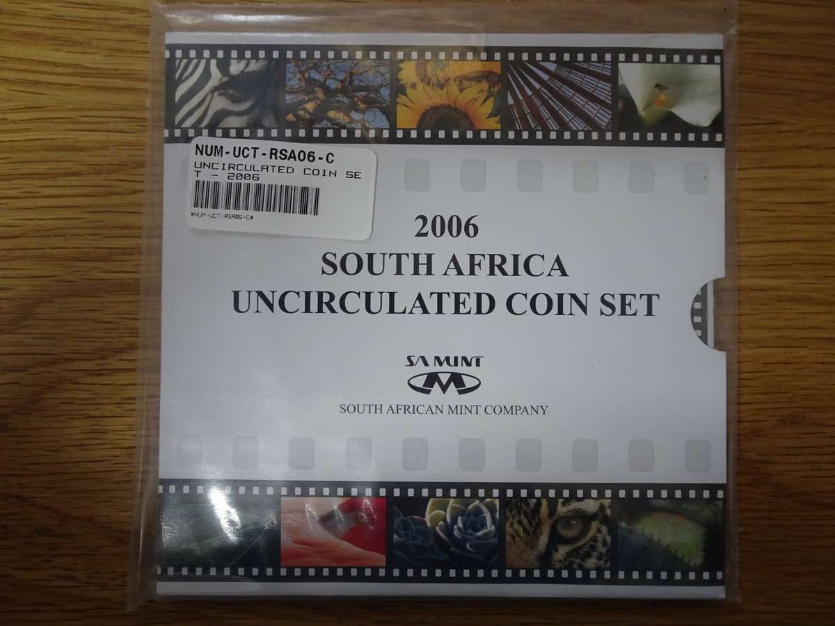 South Africa Uncirculated 2006 Coin Set - Still Sealed In Original Package - In Excellent Condition