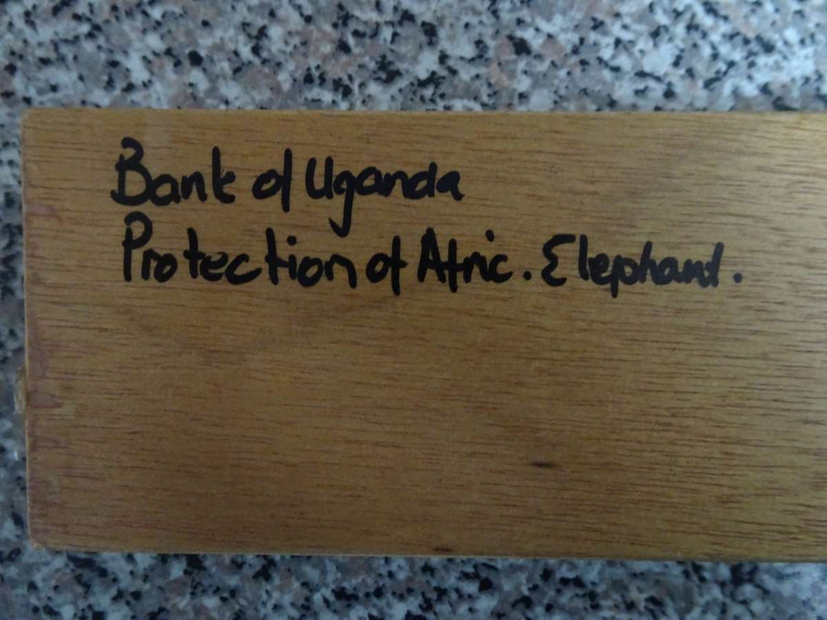 Sterling Silver Set Of Five 1993 Bank Of Uganda 2000 Shillings - Protection Of The Arican Elephant