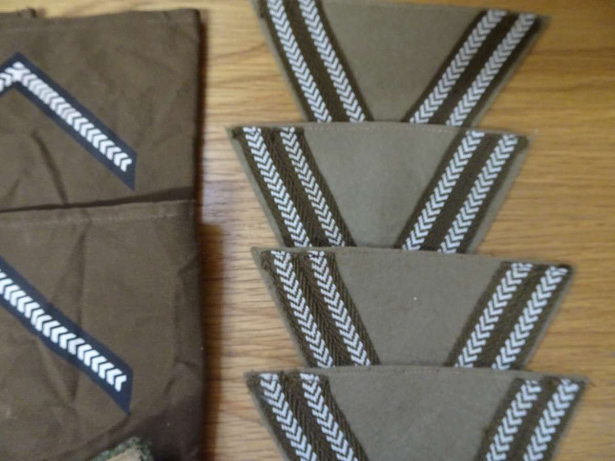 Joblot Of South Africa Defence Force Cloth Shoulder Ranks - In Good Condition