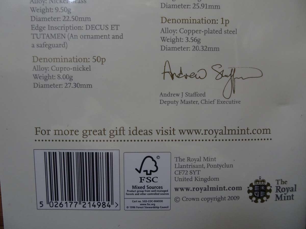 Great British Coins 2010 - A Celebration Of Britain - The Royal Mint - Still Sealed