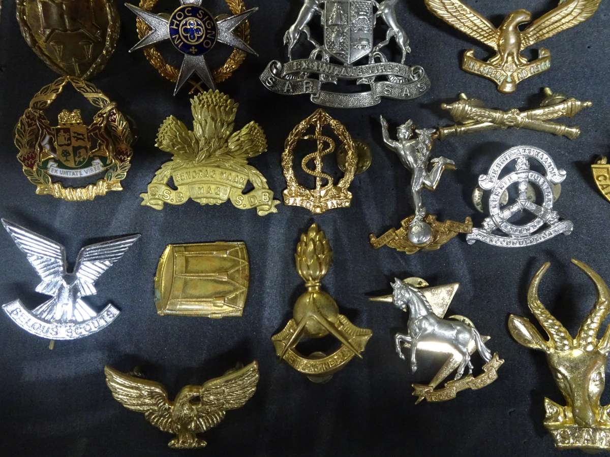 Collection Of  Twenty Four SADF Badges - In Excellent Condition - All Pins In Tack