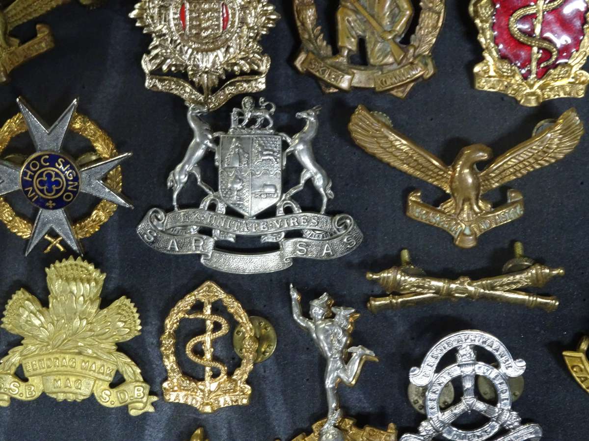 Collection Of  Twenty Four SADF Badges - In Excellent Condition - All Pins In Tack