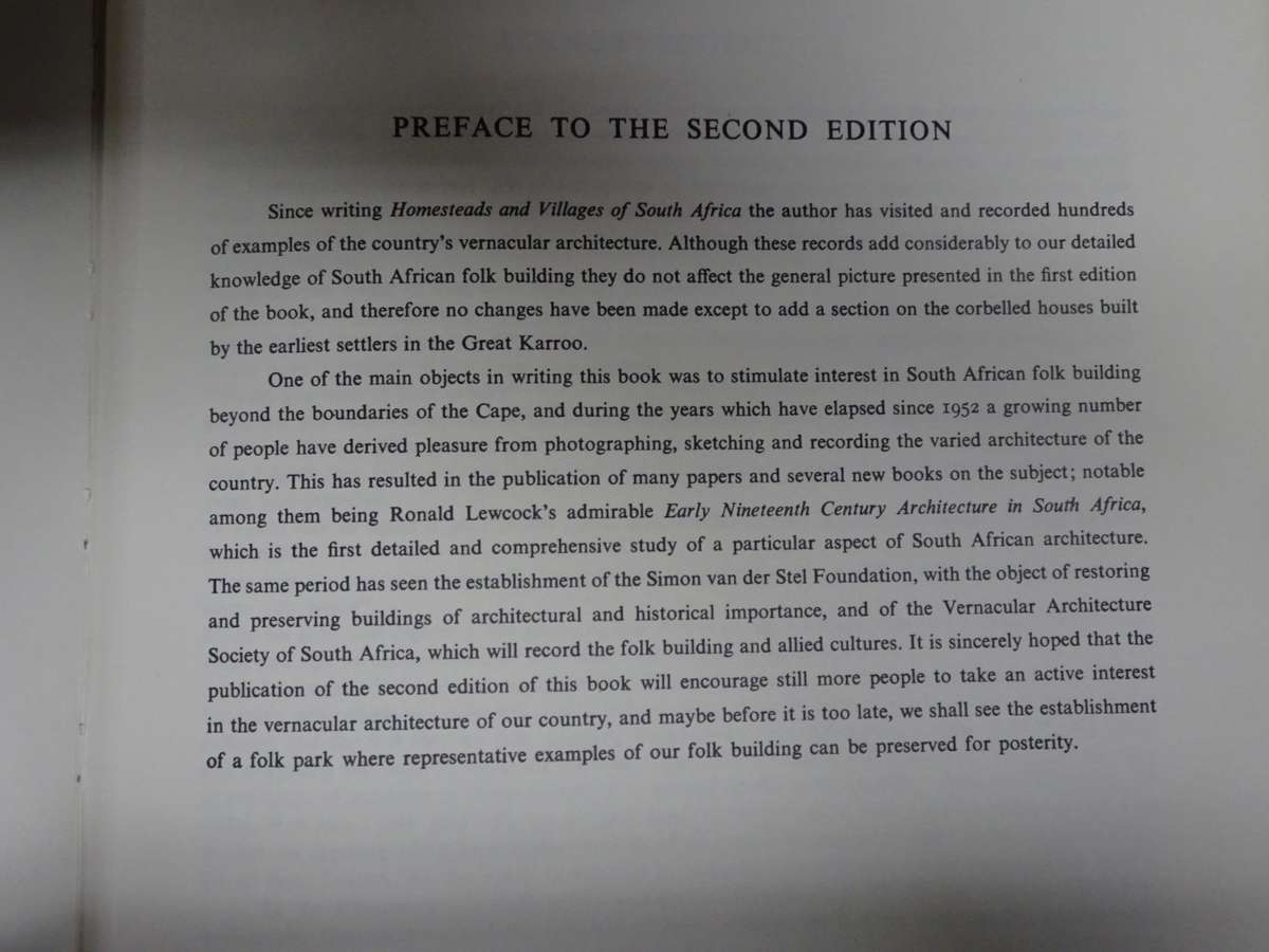 Homesteads and Villages of South Africa By Walton, James - In Good Condition