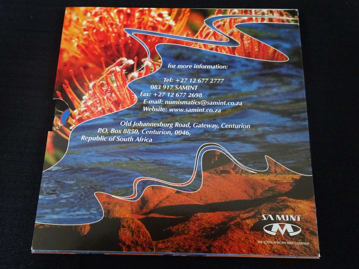 South Africa Uncirculated 2002 Coin Set - In Original Package - In Excellent Condition