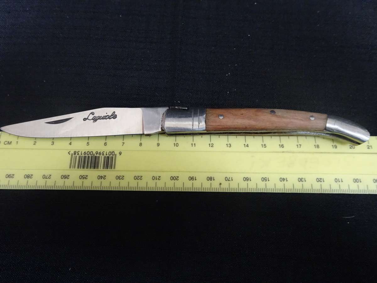 Fabulous Vintage `Laguiole` Folding Knife Single Blade