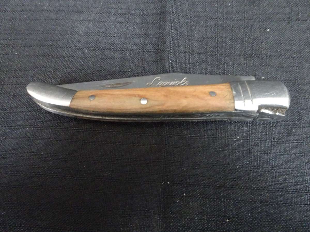 Fabulous Vintage `Laguiole` Folding Knife Single Blade