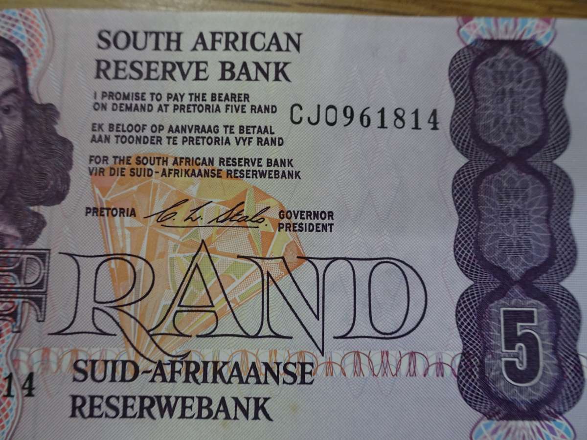 8x South Africa Five Rand Bank Note - CL Stals And Gerhard De Kock - Please See My Description