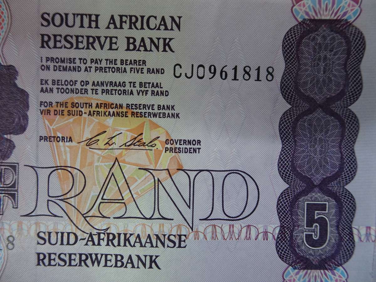 8x South Africa Five Rand Bank Note - CL Stals And Gerhard De Kock - Please See My Description