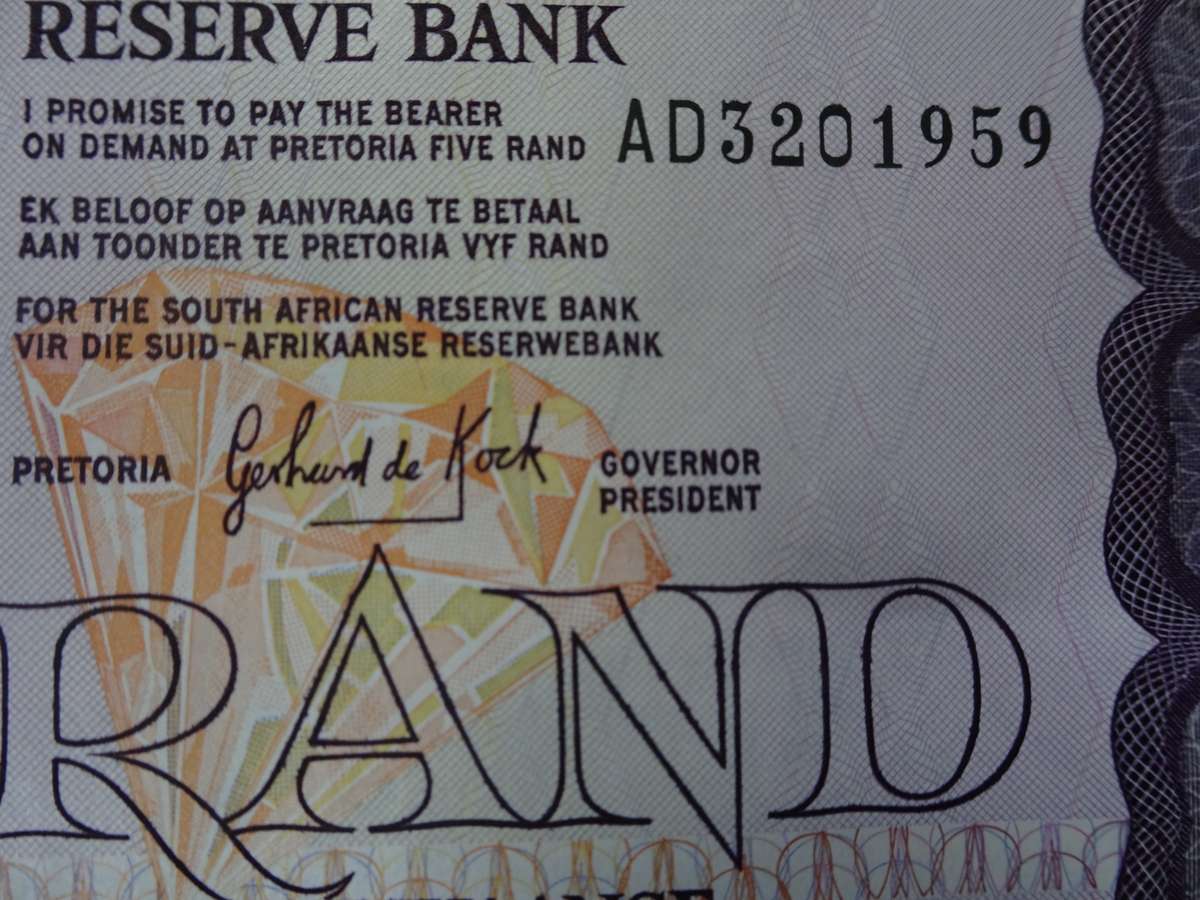 8x South Africa Five Rand Bank Note - CL Stals And Gerhard De Kock - Please See My Description