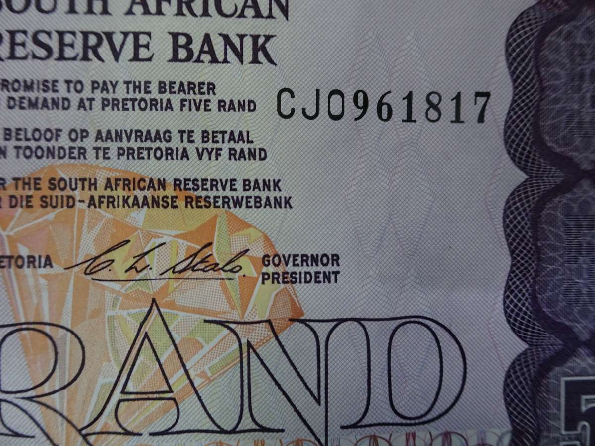 8x South Africa Five Rand Bank Note - CL Stals And Gerhard De Kock - Please See My Description