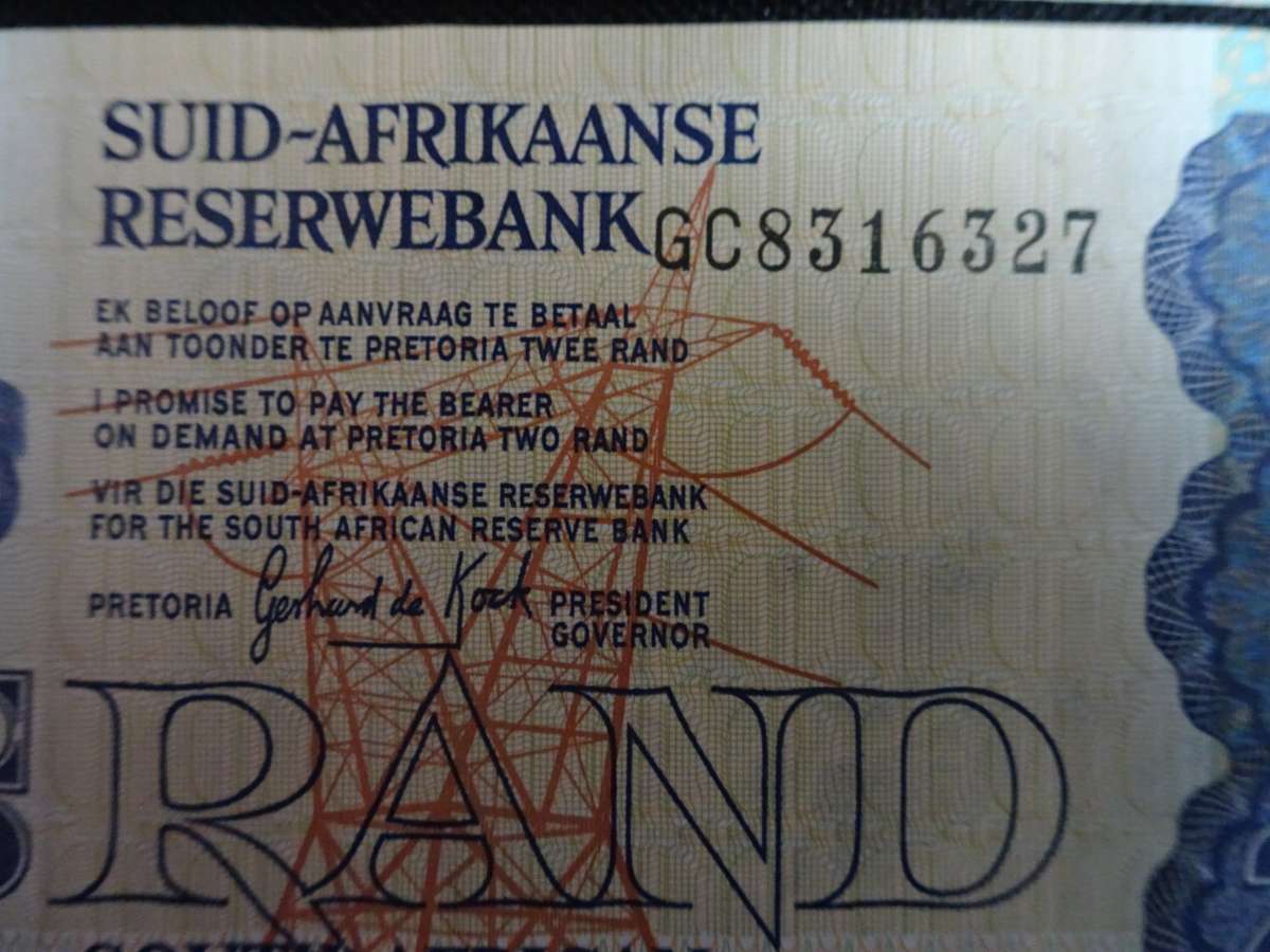 8x South Africa Two Rand Bank Notes - Gerhard De Kock - Please See My Description