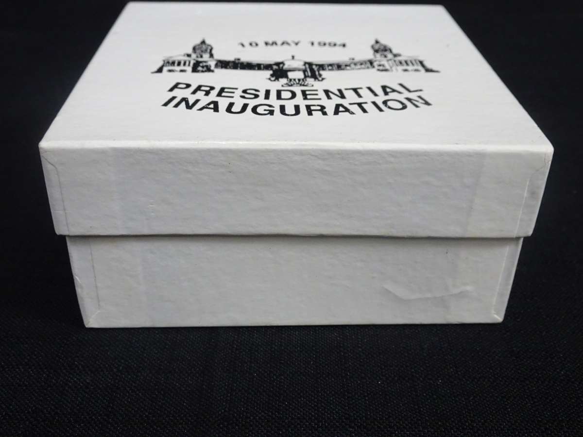 RARE 10 May 1994 Mandela Silver R1 Presidential Inauguration Coin - In Excellent Condition