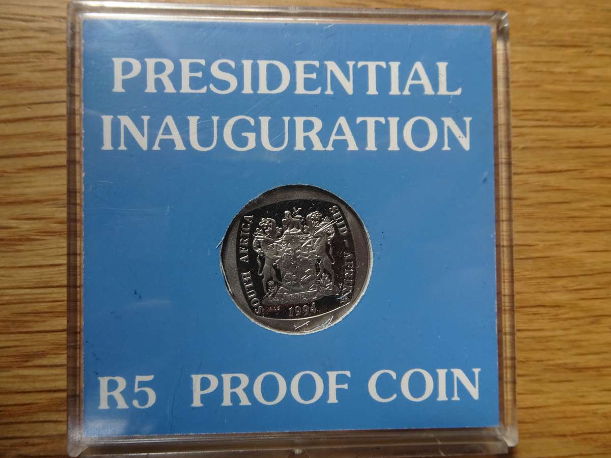Five Sets Of R5 Proof Coins - Presidential Inauguration - Bidding On One - In Excellent Condition