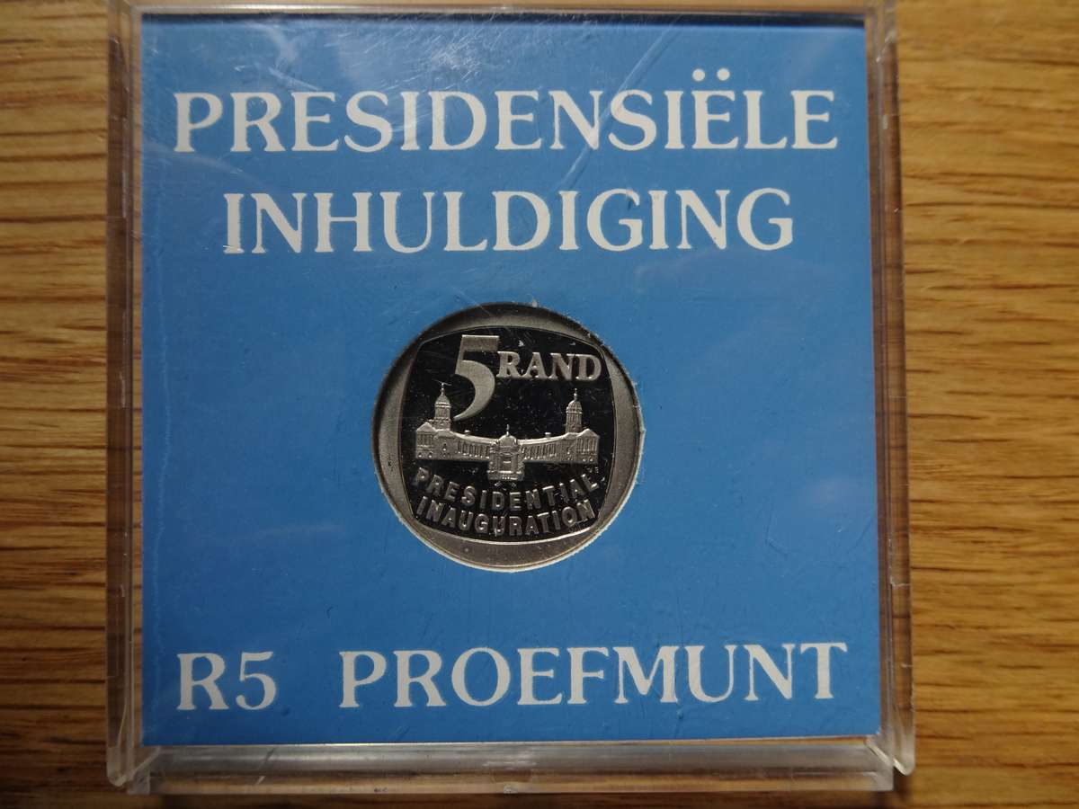 Five Sets Of R5 Proof Coins - Presidential Inauguration - Bidding On One - In Excellent Condition