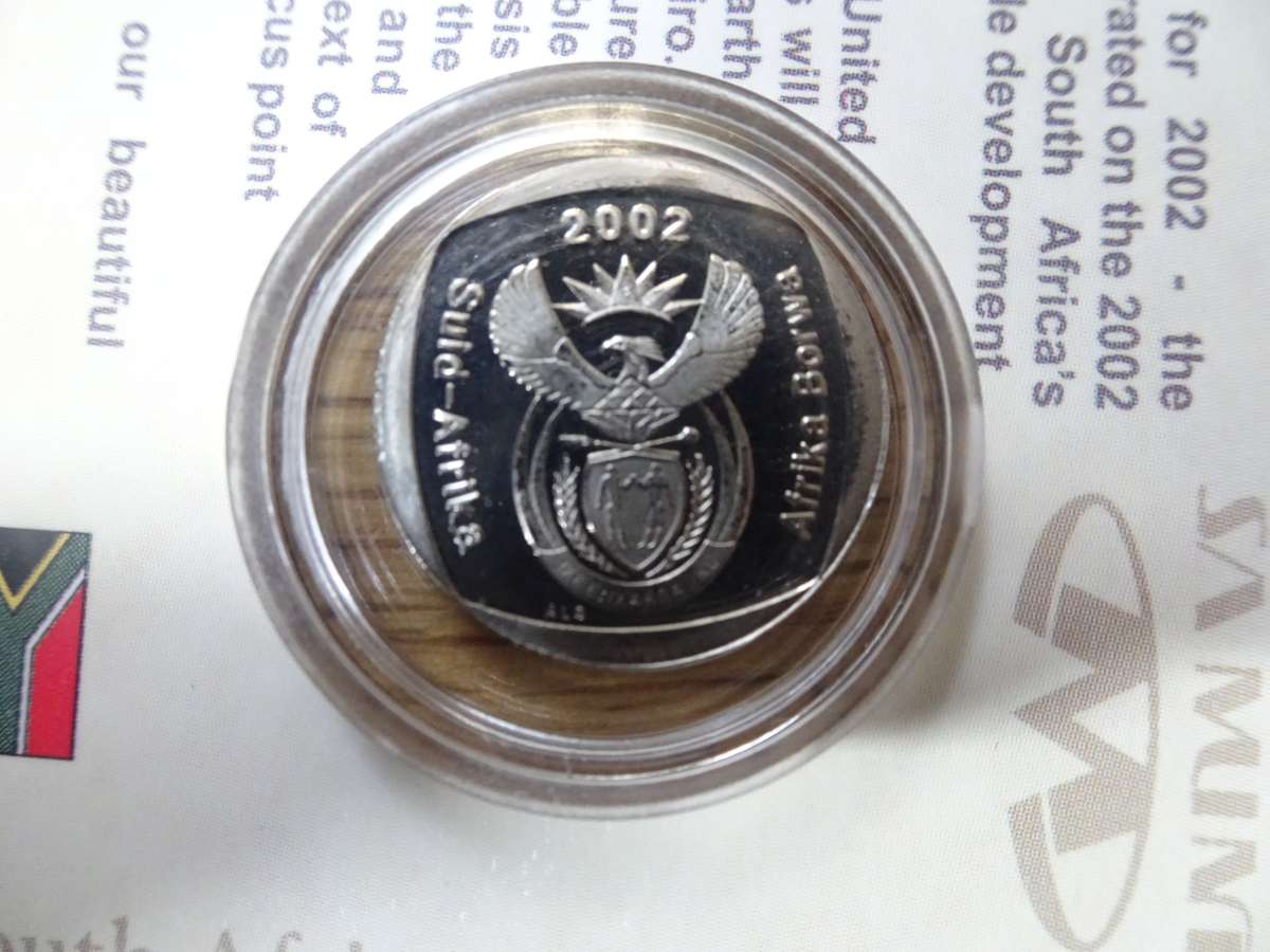 3x 2002 Circulated R1 Coins - Johannesburg World Summit - Bidding Per Coin