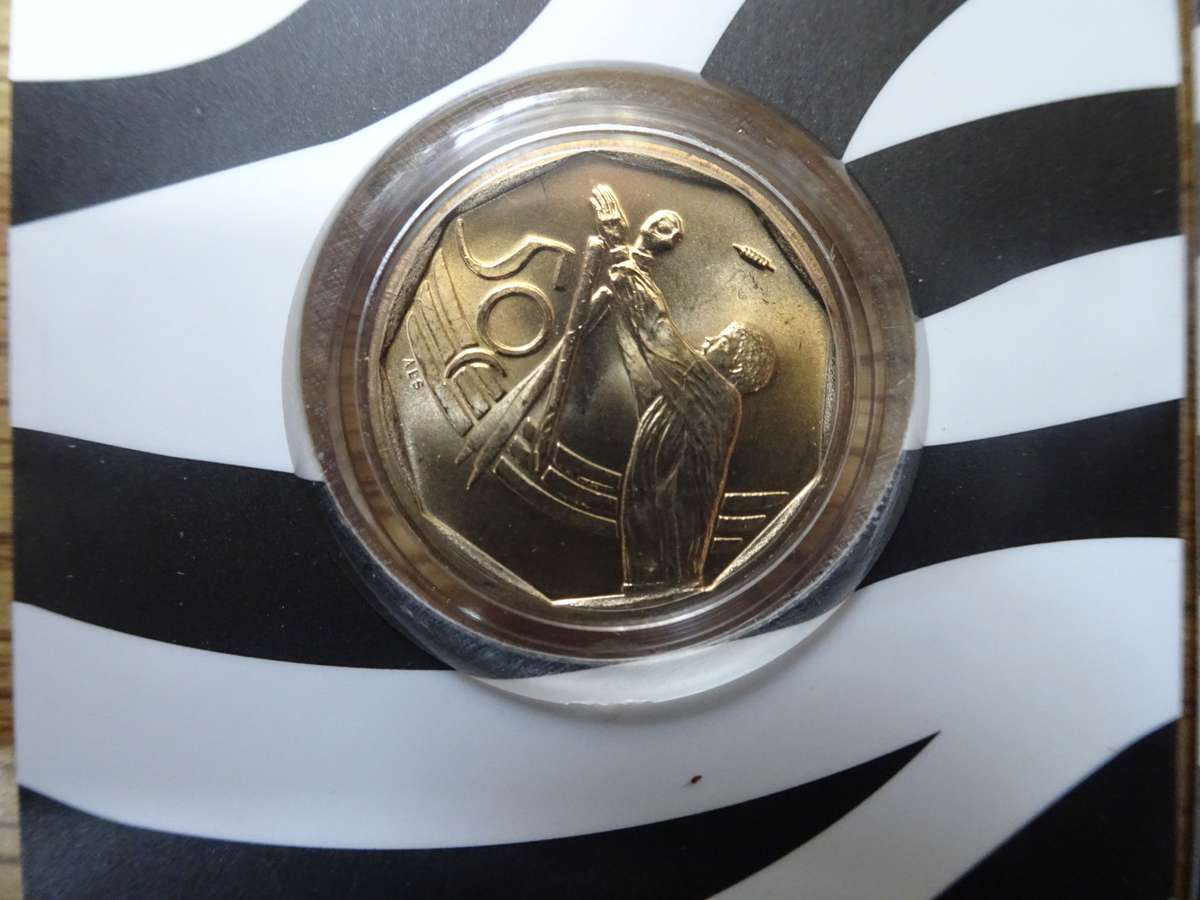 2x 2003 ICC Cricket World Cup 50cent Circulation Coins - Bidding Per Coin