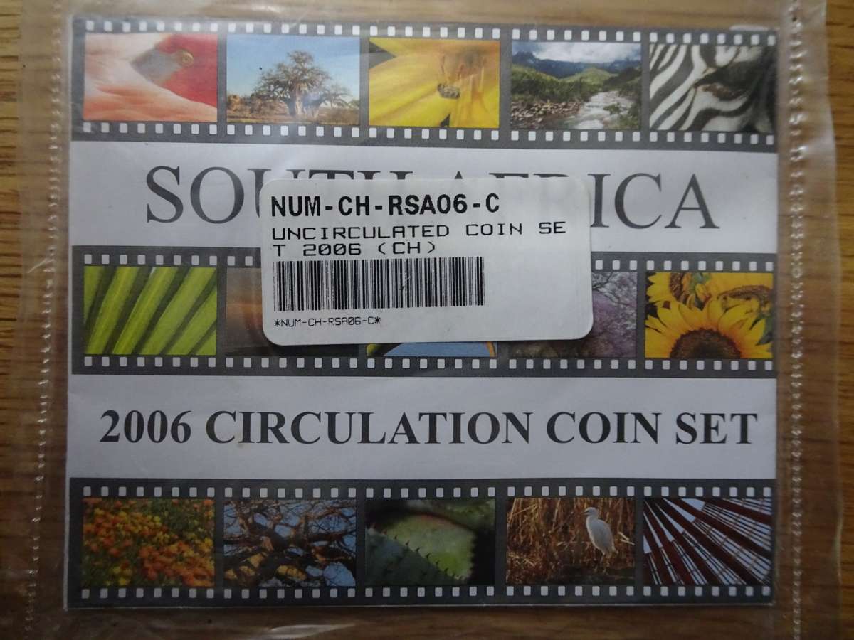 2006 South Africa Circulation Coin Set - In Excelent Condition - Still Sealed