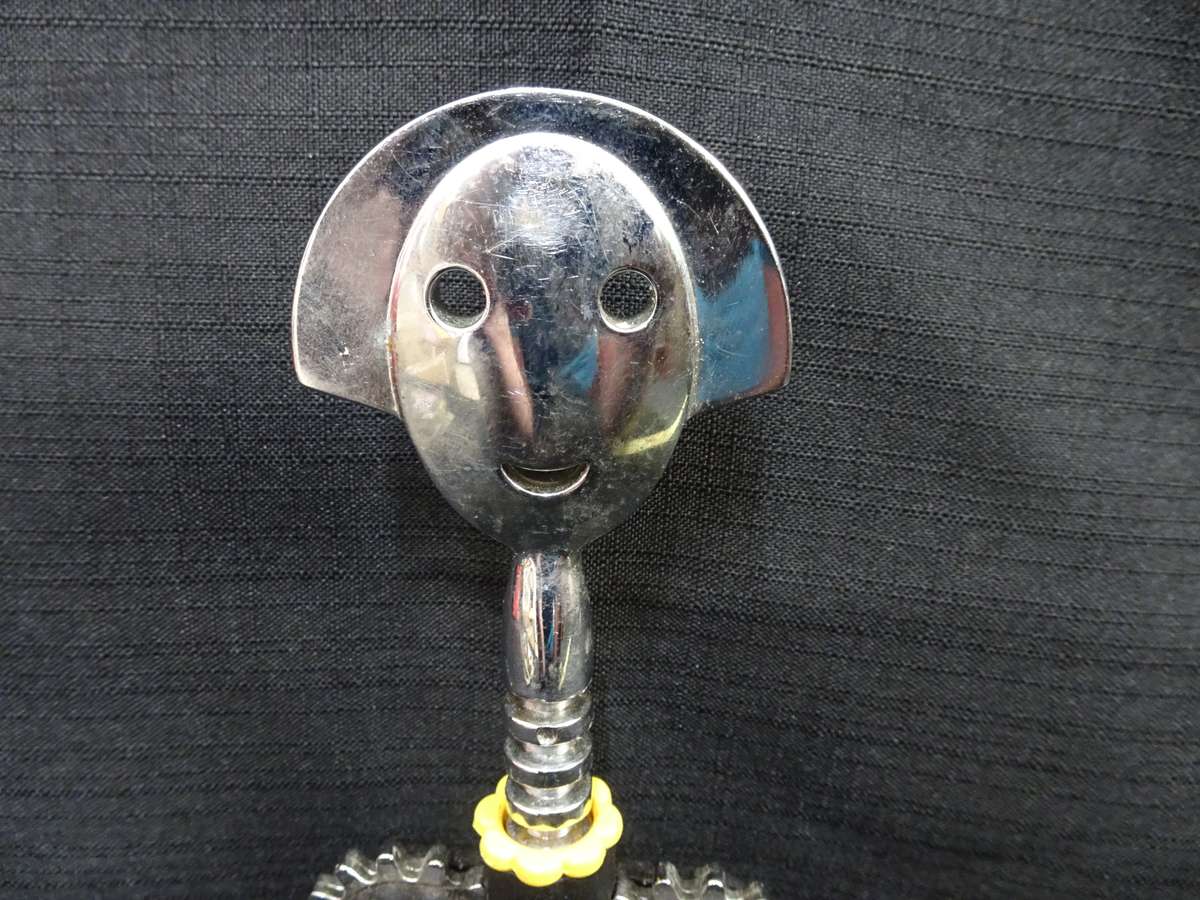 Stunning Anna G. Design Corkscrew, Resin and Chrome Zamak, Black - 24cm x 7cm