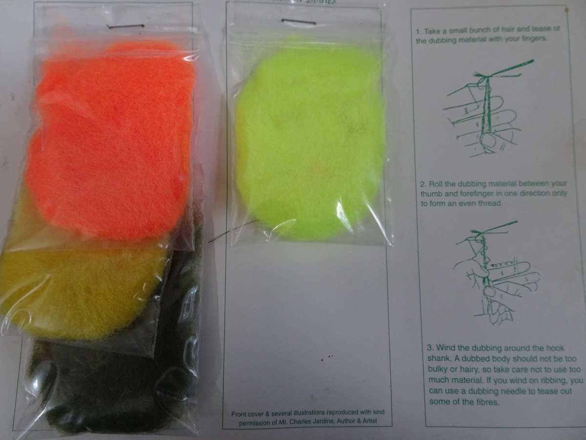 Joblot Fly Fishing Feathers And Other Equipment - In Good Condition