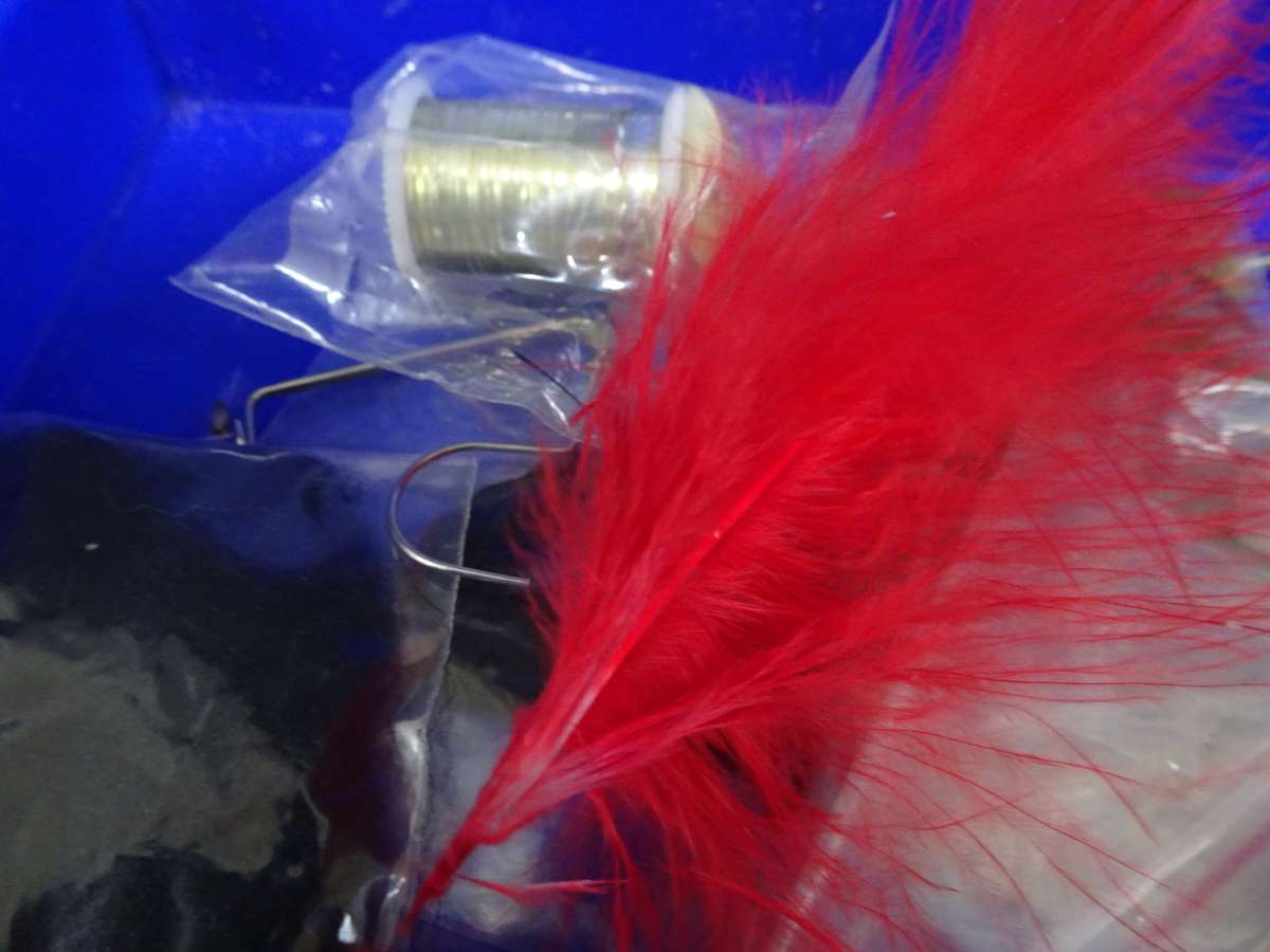 Joblot Fly Fishing Feathers And Other Equipment - In Good Condition