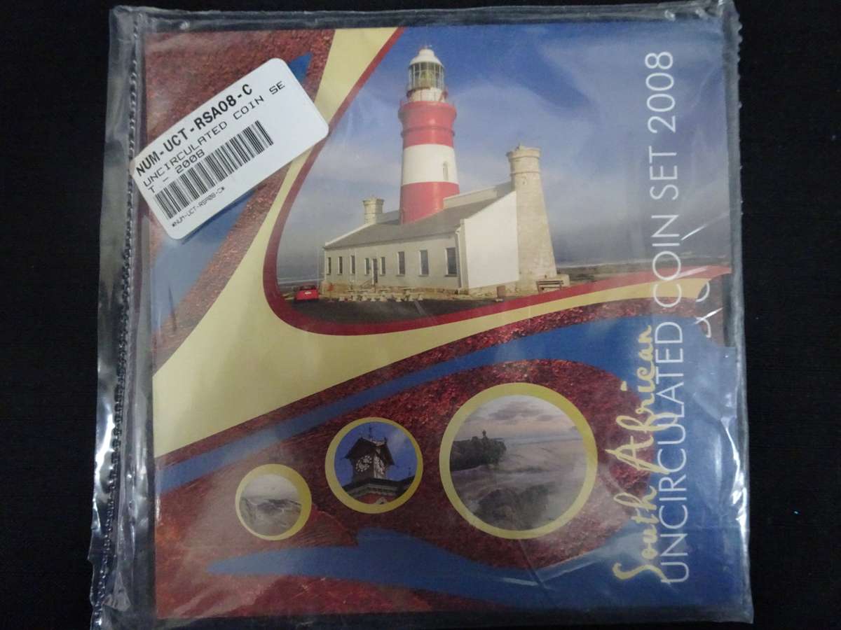 2008 South Africa Uncirculation Coin Set - In Excelent Condition - Still Sealed