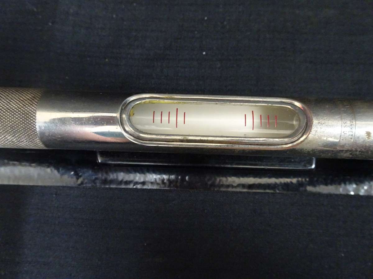 Superb Vintage L. S. Starrett Athol Mass USA Engineers-Machinists Spirit Level - 46cm x 7cm