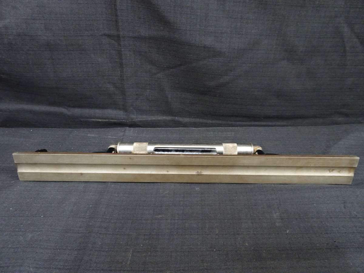 Superb Vintage L. S. Starrett Athol Mass USA Engineers-Machinists Spirit Level - 46cm x 7cm
